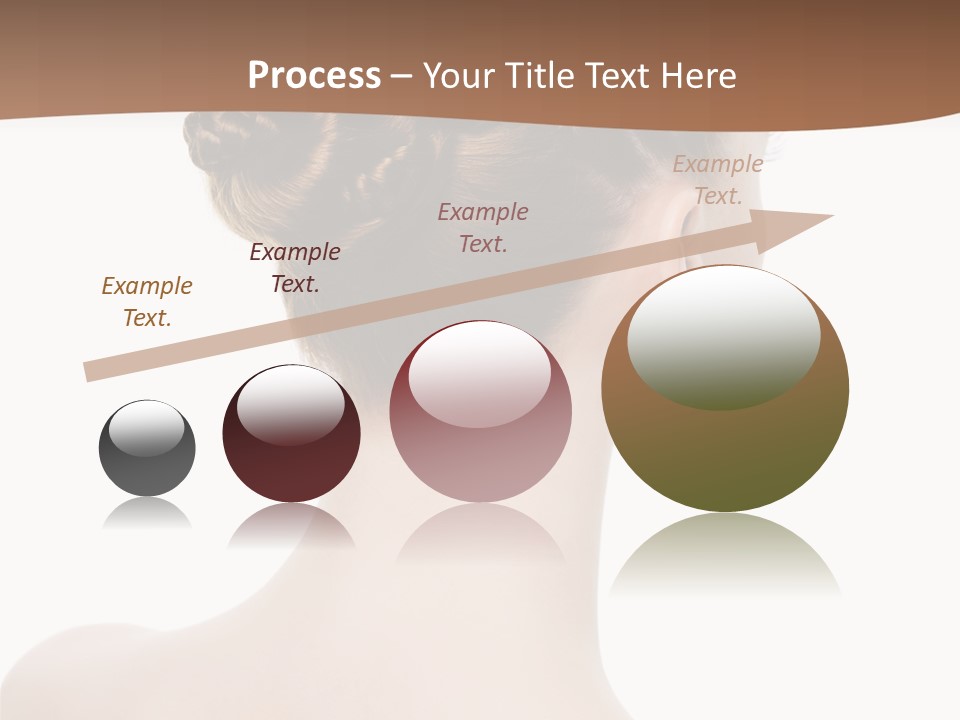 White Background Beauty  PowerPoint Template