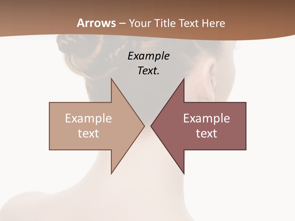 White Background Beauty  PowerPoint Template