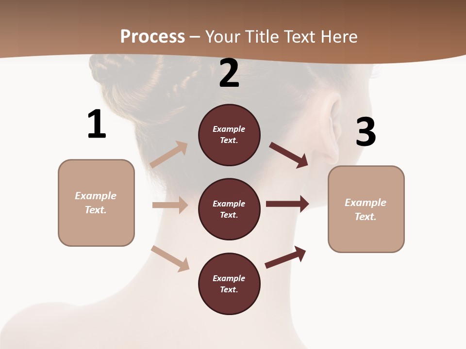 White Background Beauty  PowerPoint Template