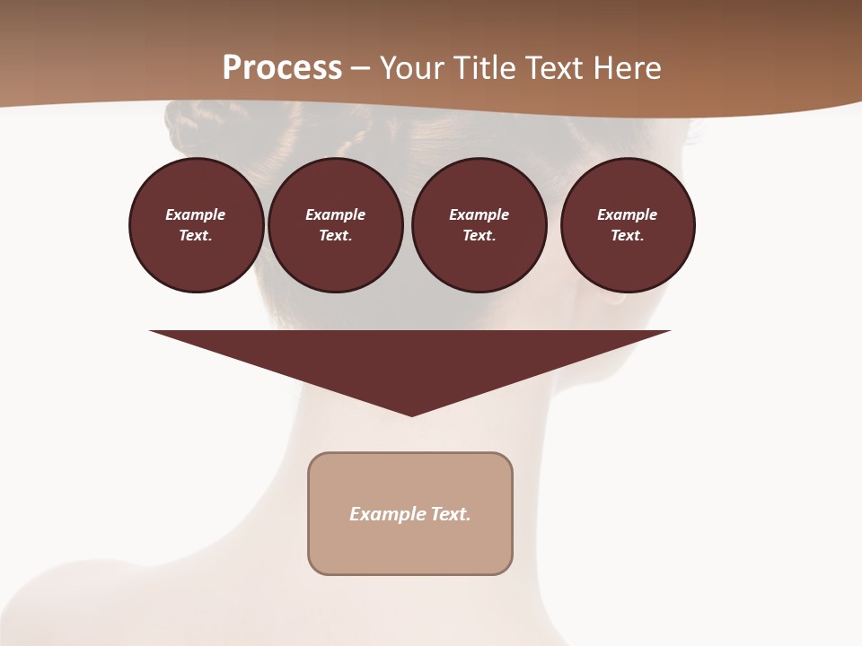 White Background Beauty  PowerPoint Template