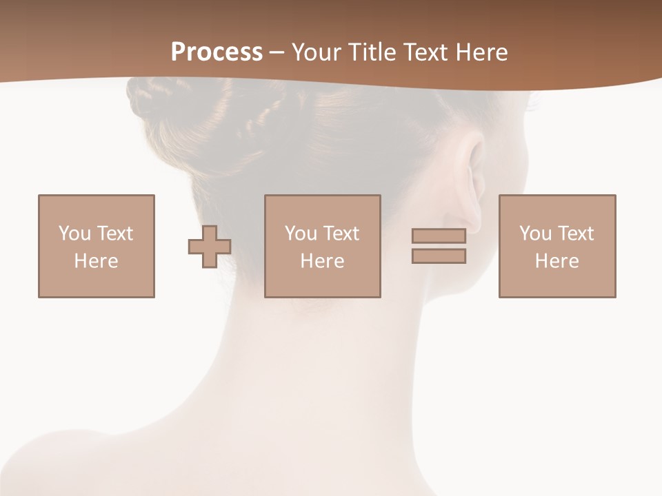 White Background Beauty  PowerPoint Template