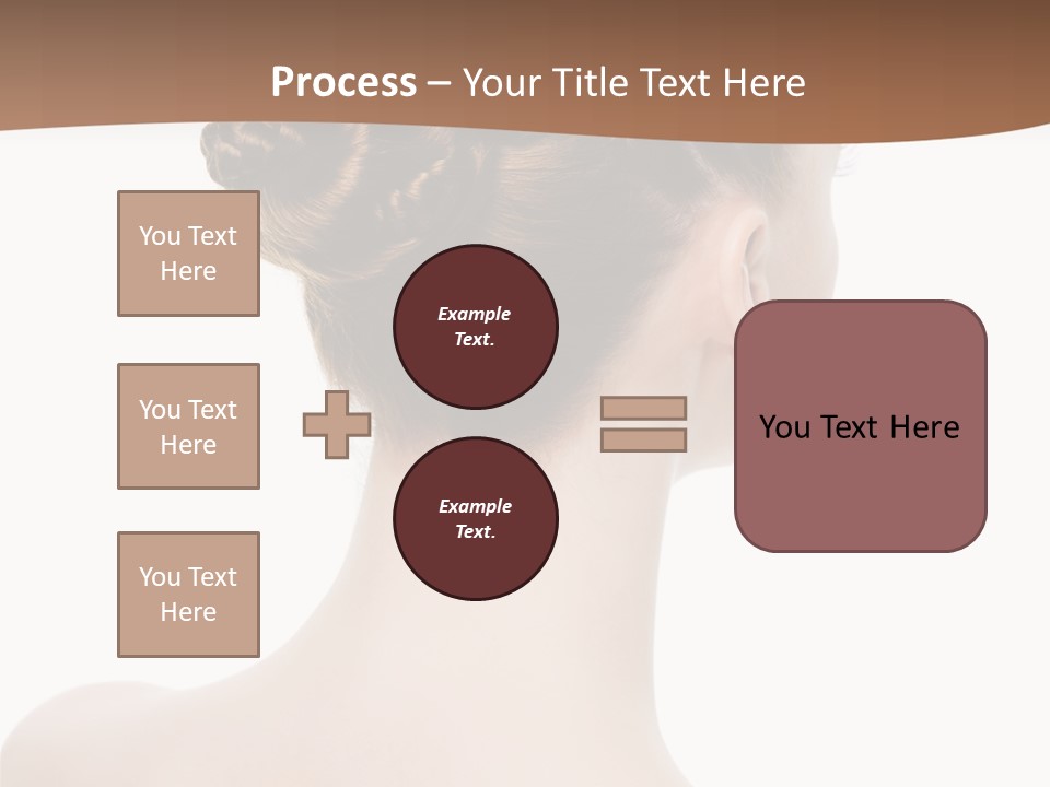 White Background Beauty  PowerPoint Template