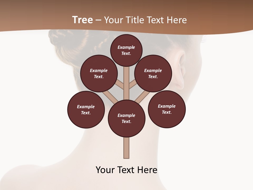 White Background Beauty  PowerPoint Template