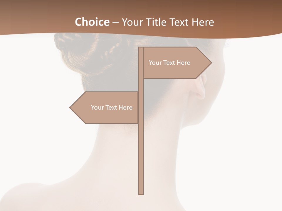 White Background Beauty  PowerPoint Template