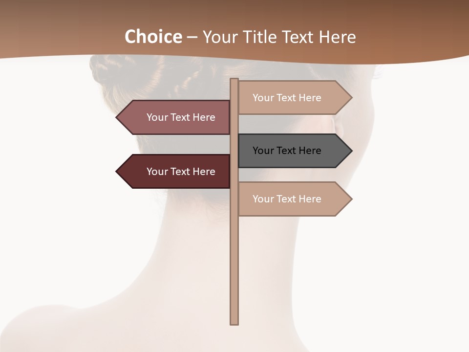 White Background Beauty  PowerPoint Template