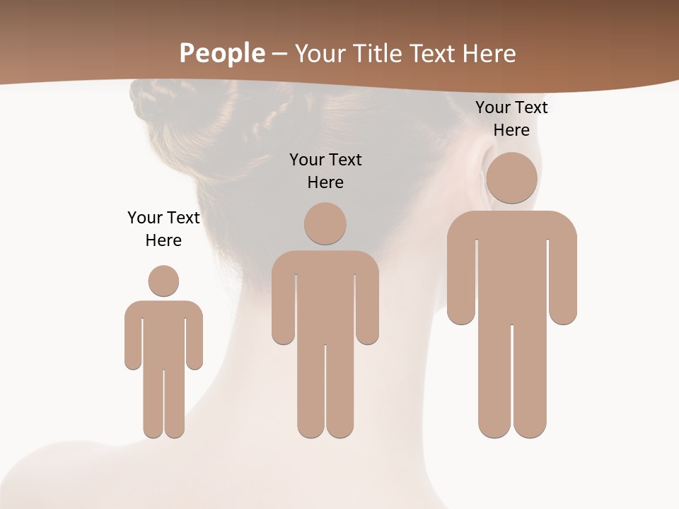 White Background Beauty  PowerPoint Template