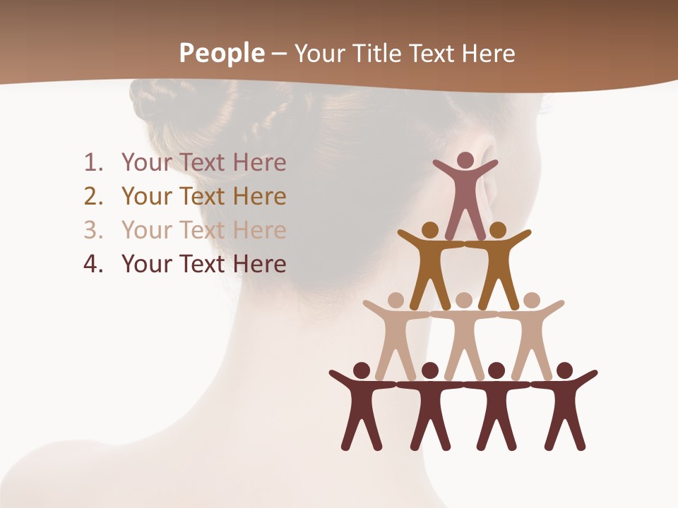 White Background Beauty  PowerPoint Template