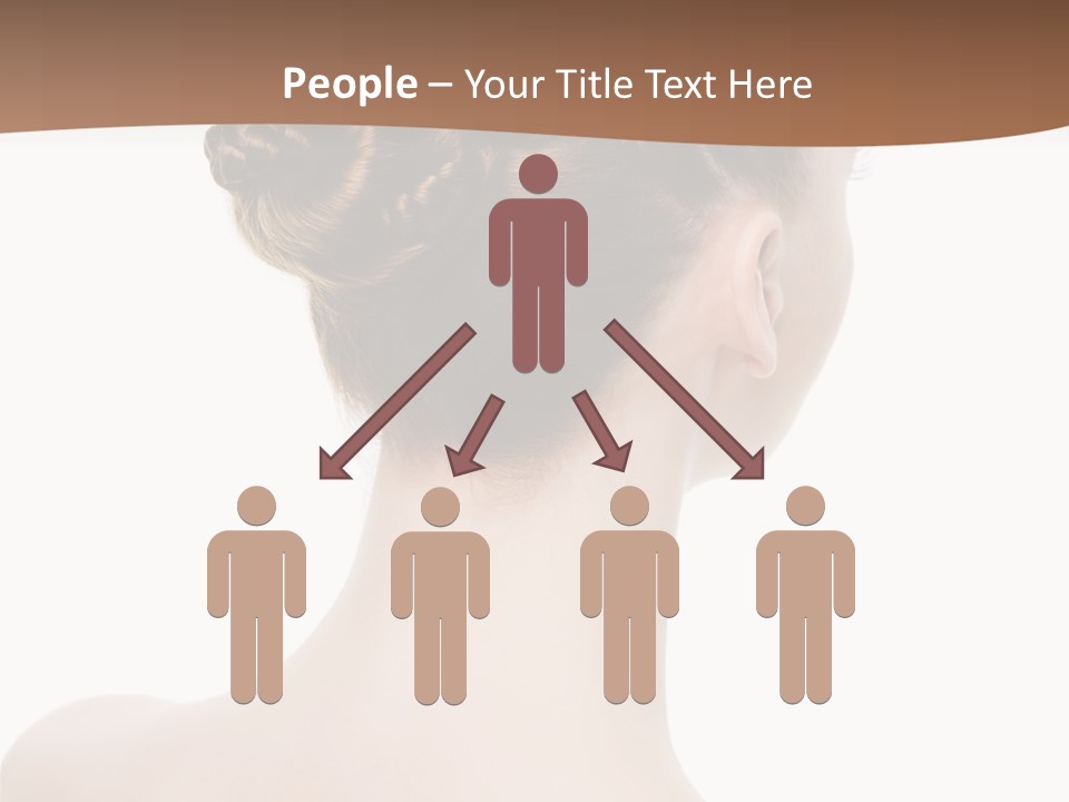 White Background Beauty  PowerPoint Template