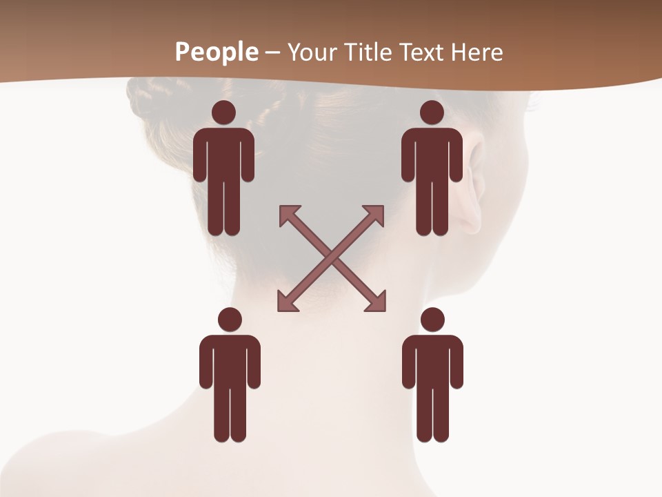 White Background Beauty  PowerPoint Template