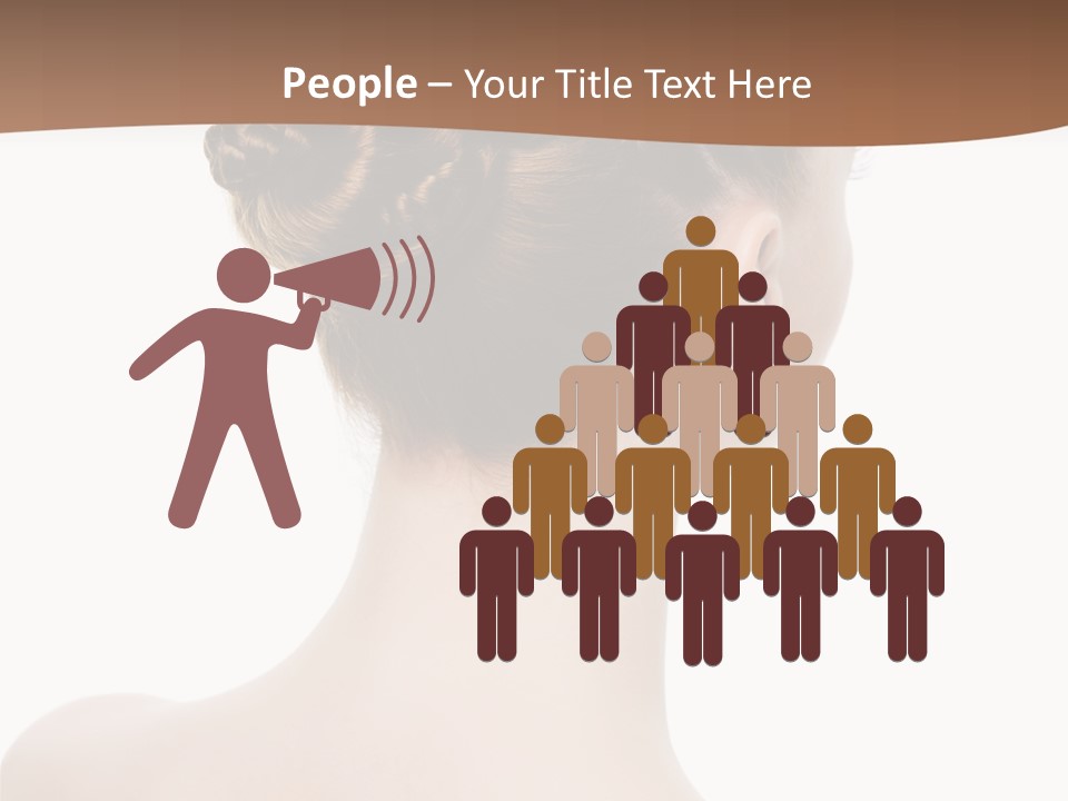 White Background Beauty  PowerPoint Template