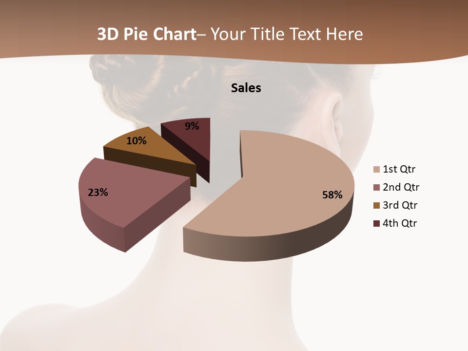 White Background Beauty  PowerPoint Template