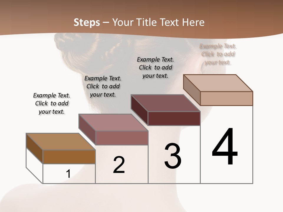 White Background Beauty  PowerPoint Template