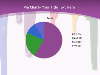 Acrylic Drip Leaking PowerPoint Template