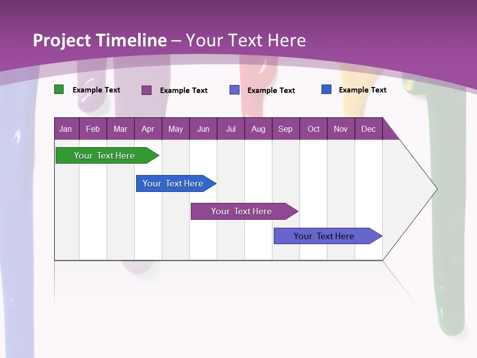 Acrylic Drip Leaking PowerPoint Template