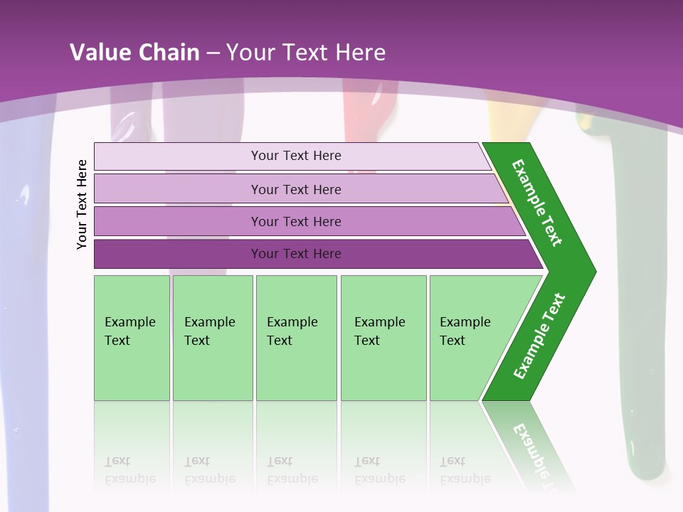 Acrylic Drip Leaking PowerPoint Template