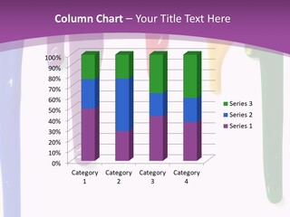 Acrylic Drip Leaking PowerPoint Template