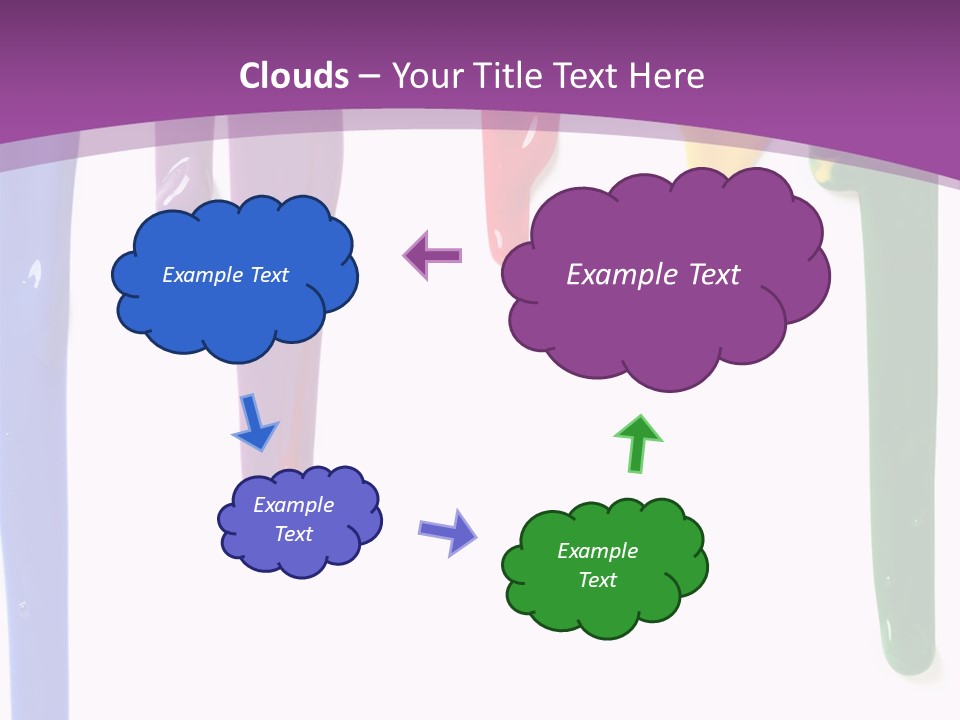 Acrylic Drip Leaking PowerPoint Template