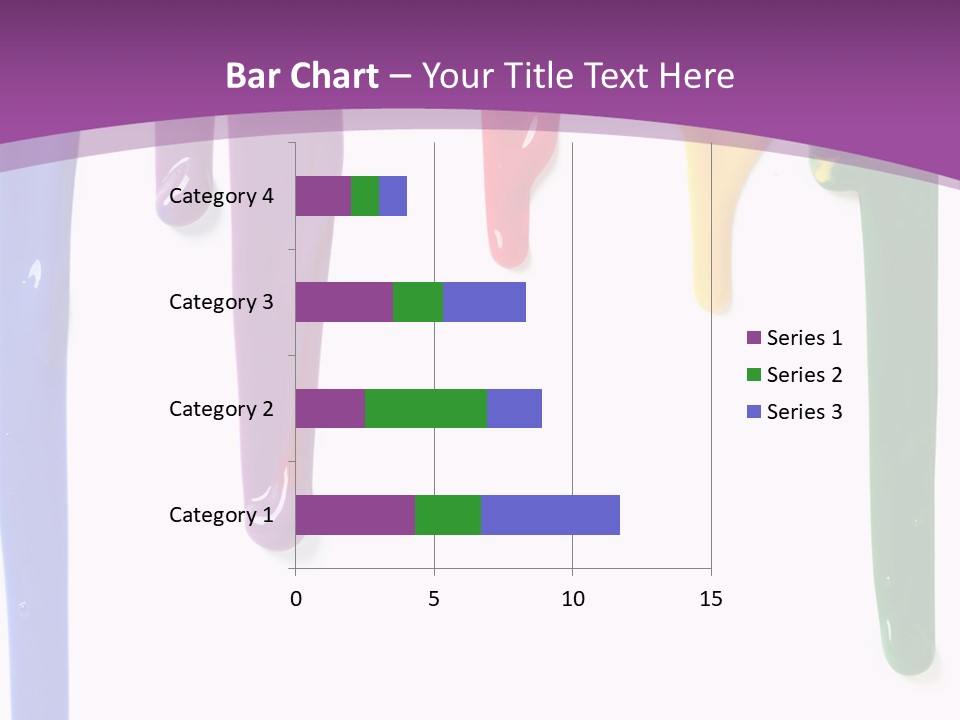 Acrylic Drip Leaking PowerPoint Template