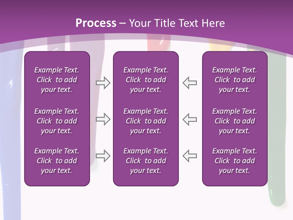 Acrylic Drip Leaking PowerPoint Template