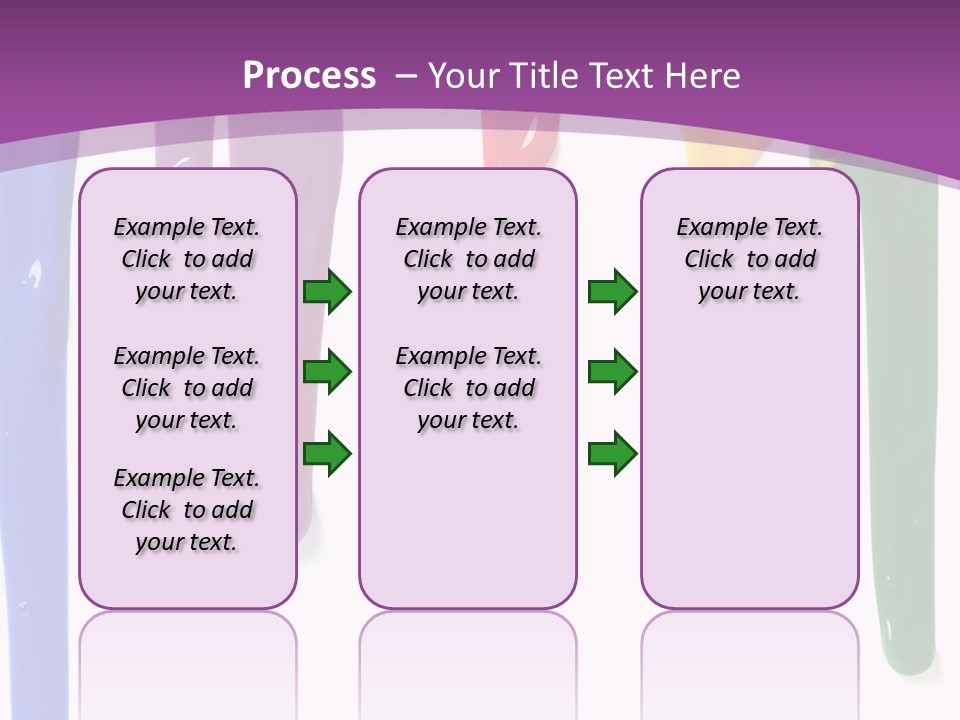 Acrylic Drip Leaking PowerPoint Template