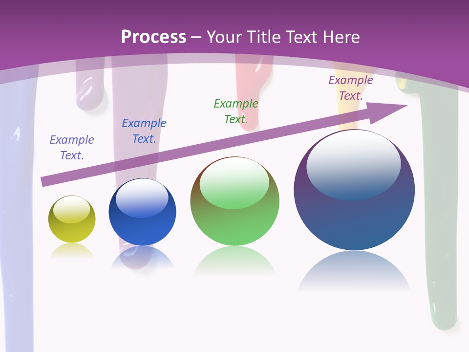 Acrylic Drip Leaking PowerPoint Template