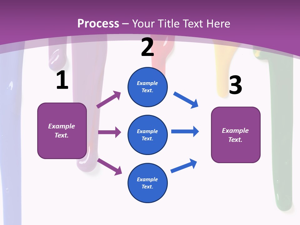 Acrylic Drip Leaking PowerPoint Template