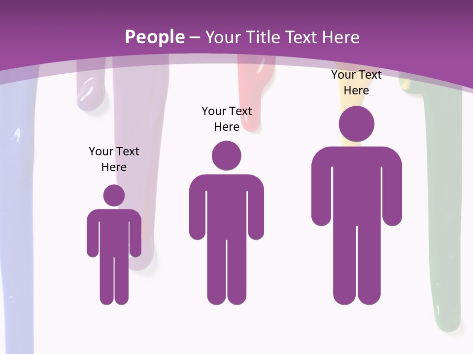 Acrylic Drip Leaking PowerPoint Template