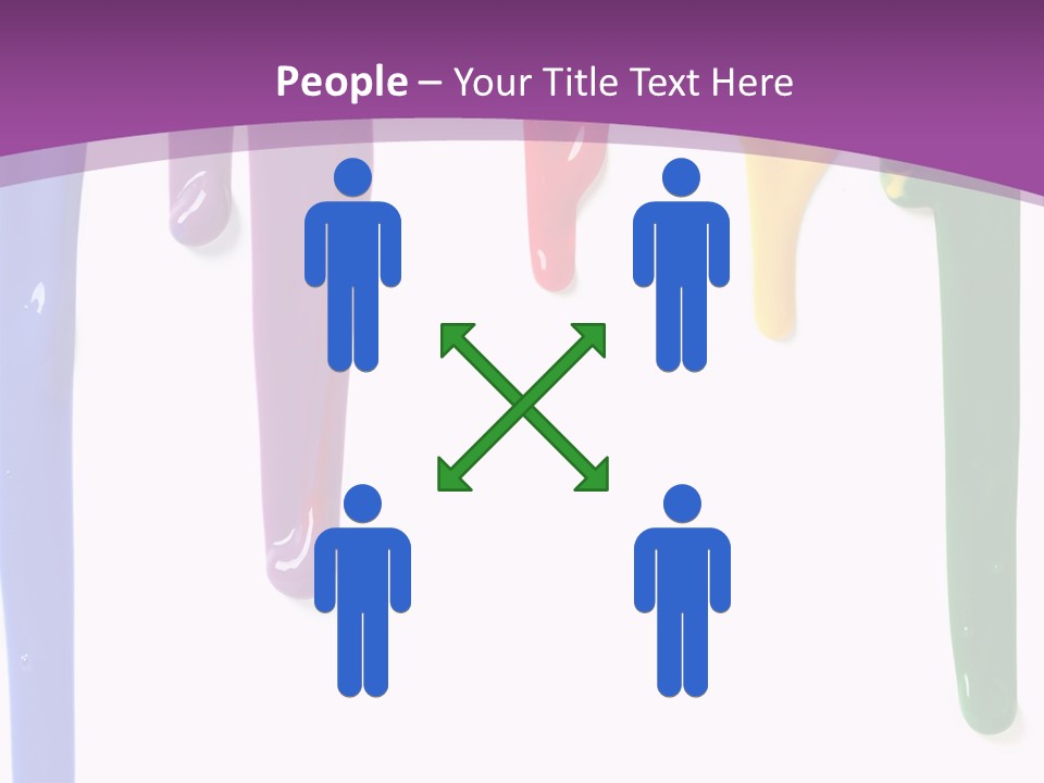 Acrylic Drip Leaking PowerPoint Template