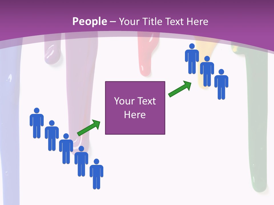 Acrylic Drip Leaking PowerPoint Template