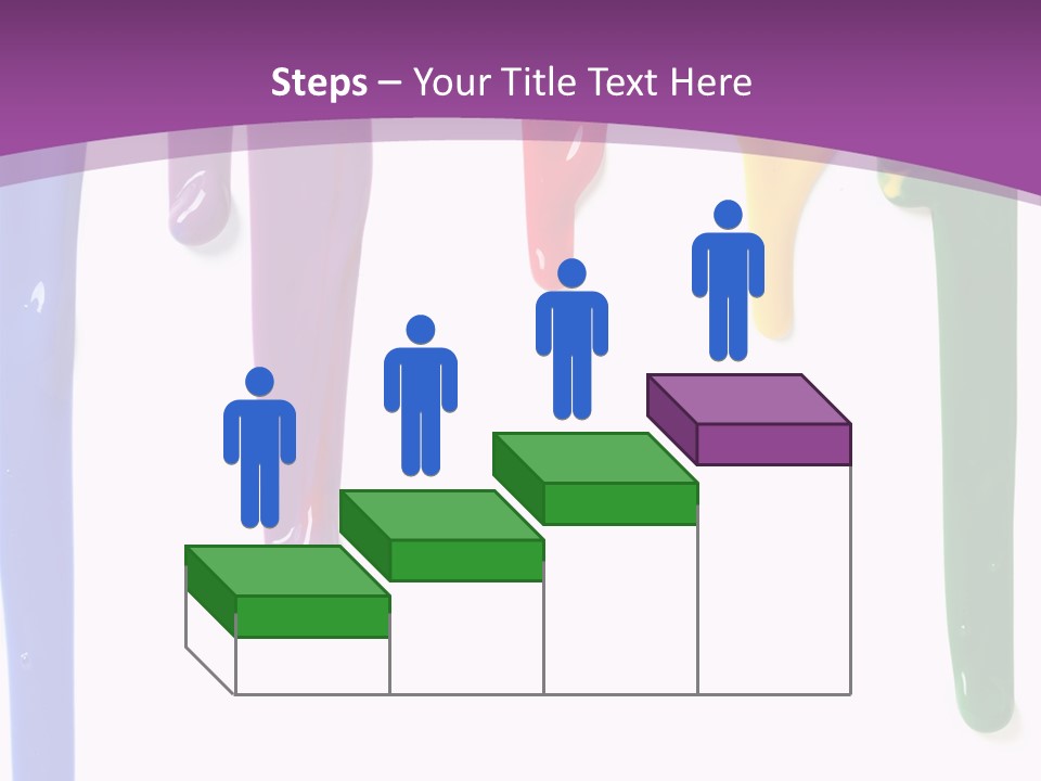 Acrylic Drip Leaking PowerPoint Template