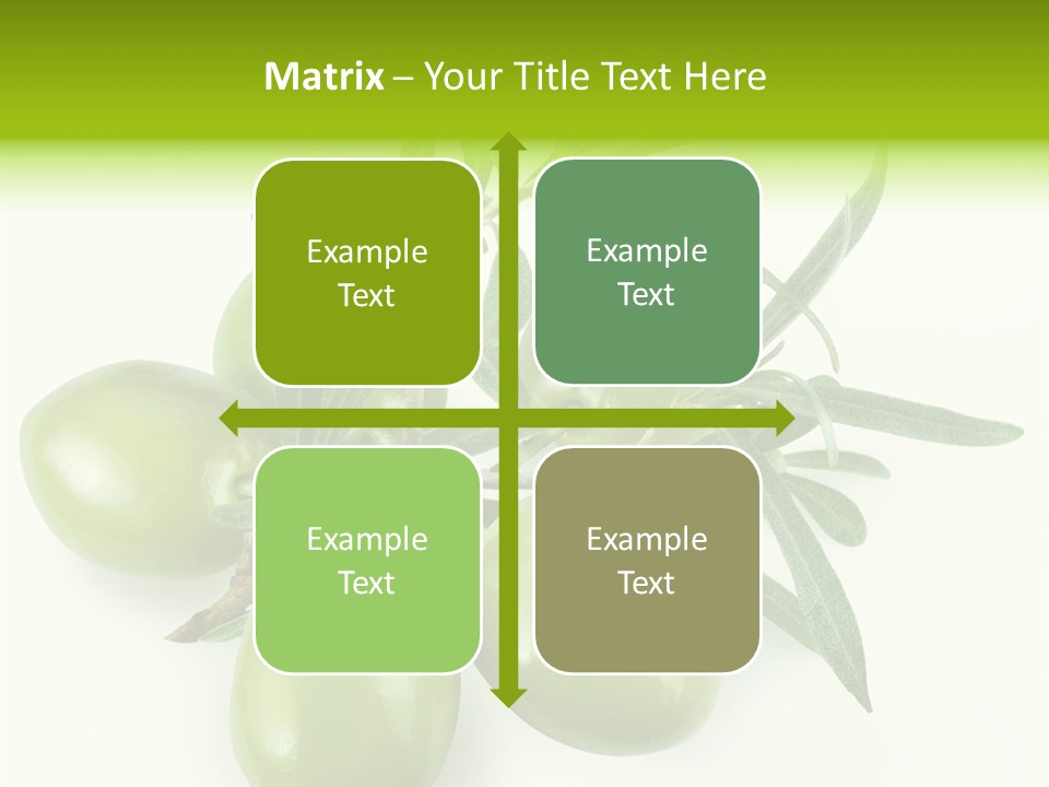 Mediterranean Vegetarian Herb PowerPoint Template
