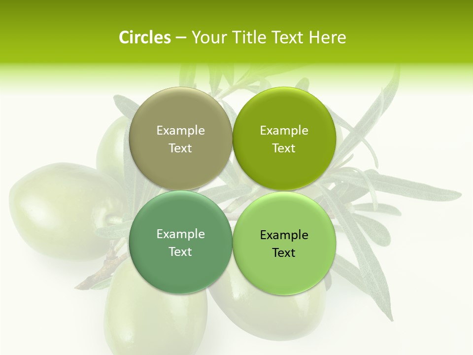 Mediterranean Vegetarian Herb PowerPoint Template