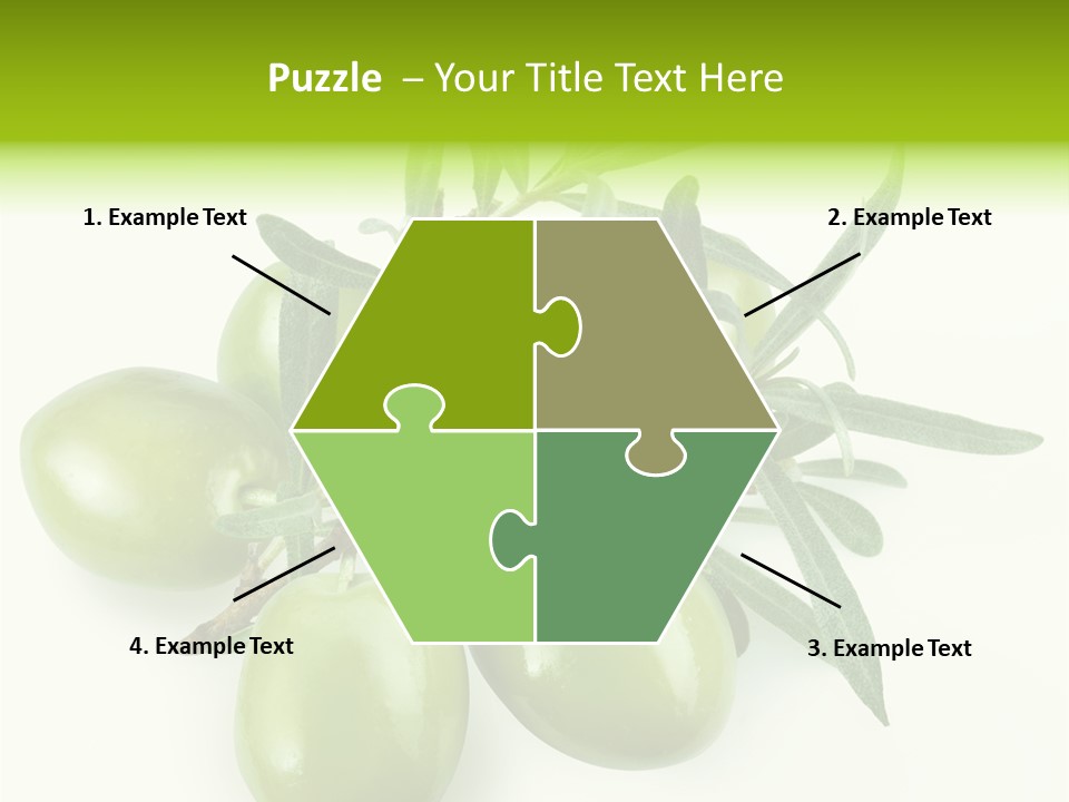 Mediterranean Vegetarian Herb PowerPoint Template