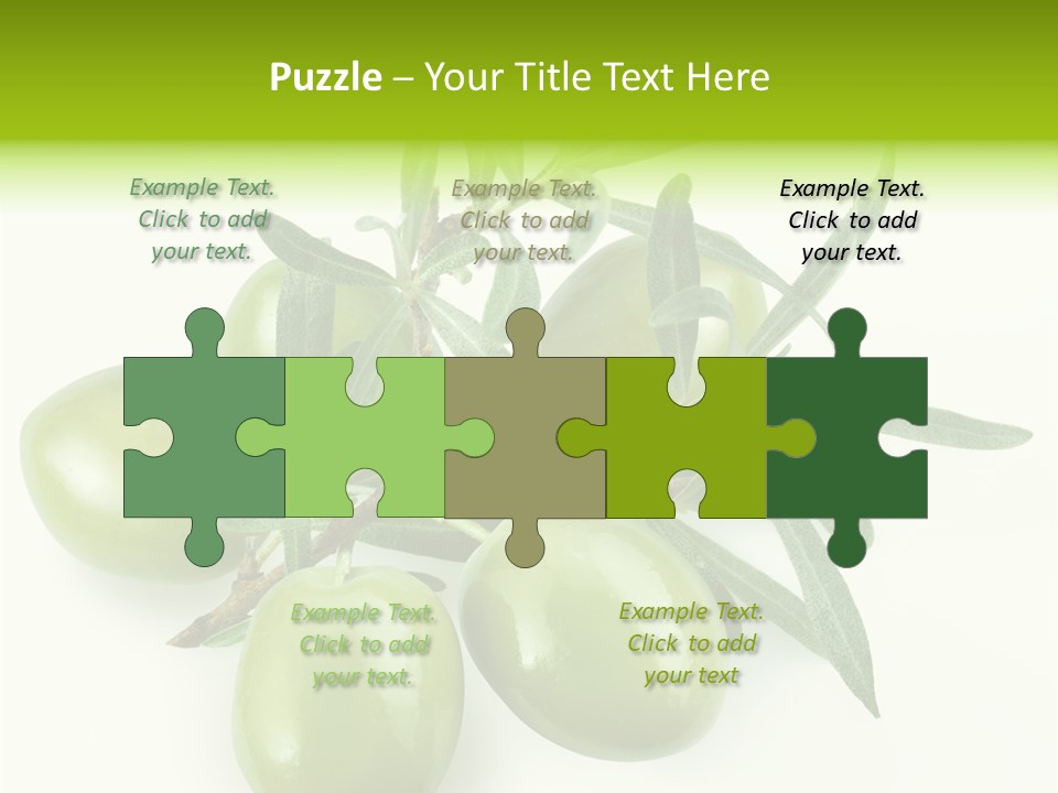 Mediterranean Vegetarian Herb PowerPoint Template