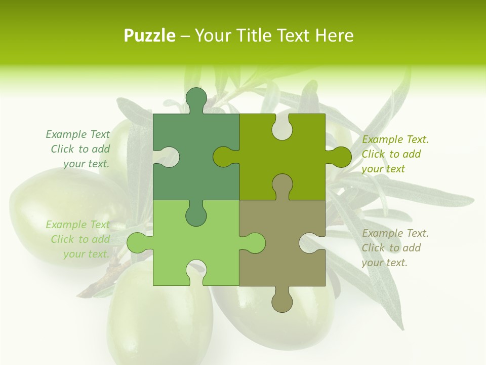 Mediterranean Vegetarian Herb PowerPoint Template