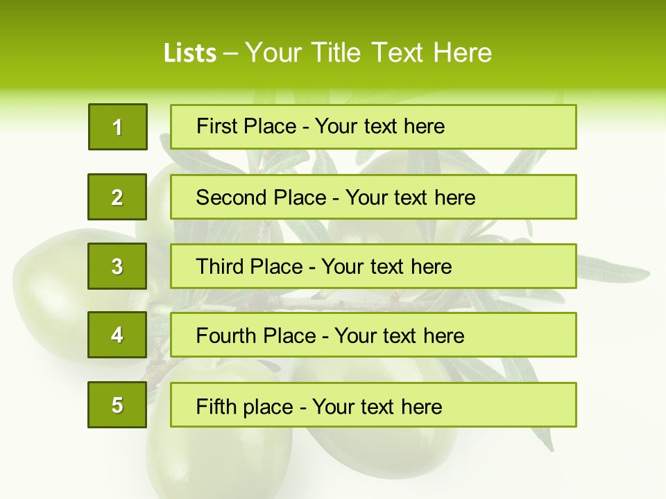 Mediterranean Vegetarian Herb PowerPoint Template