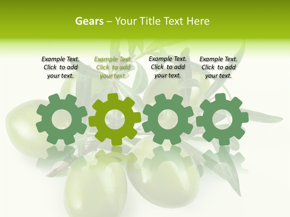 Mediterranean Vegetarian Herb PowerPoint Template