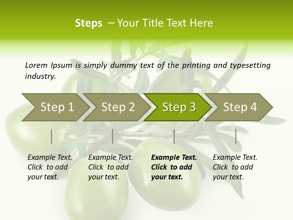 Mediterranean Vegetarian Herb PowerPoint Template