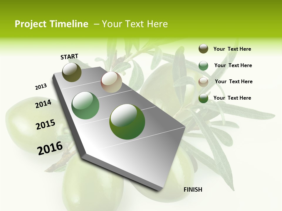 Mediterranean Vegetarian Herb PowerPoint Template