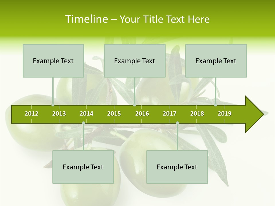 Mediterranean Vegetarian Herb PowerPoint Template