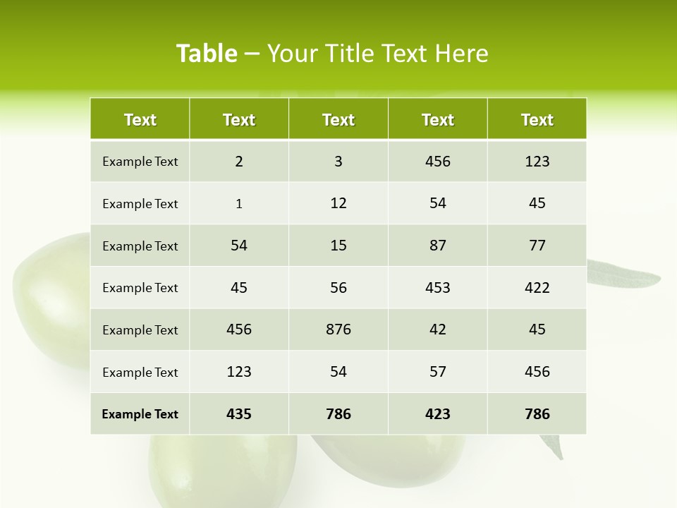 Mediterranean Vegetarian Herb PowerPoint Template