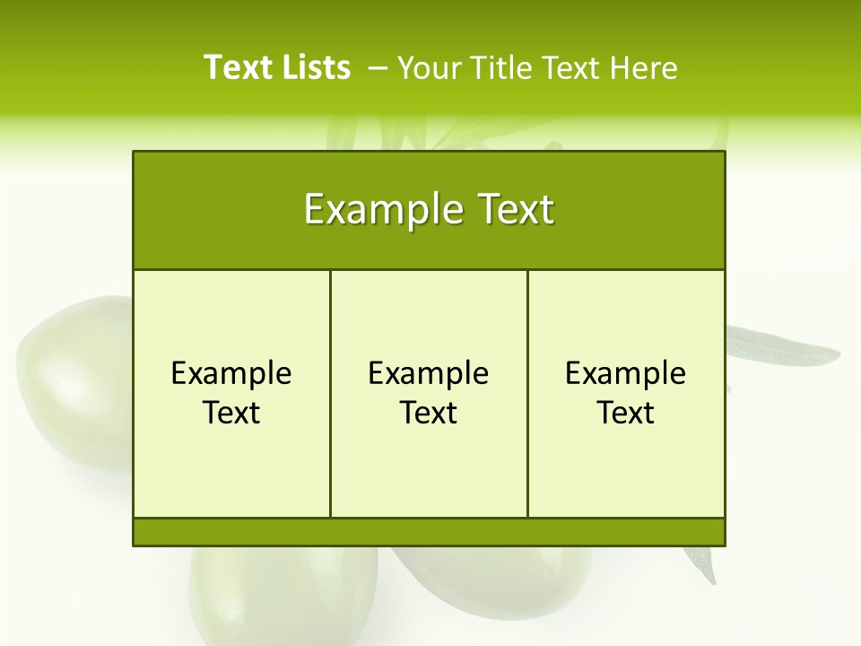 Mediterranean Vegetarian Herb PowerPoint Template