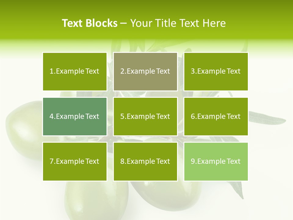Mediterranean Vegetarian Herb PowerPoint Template