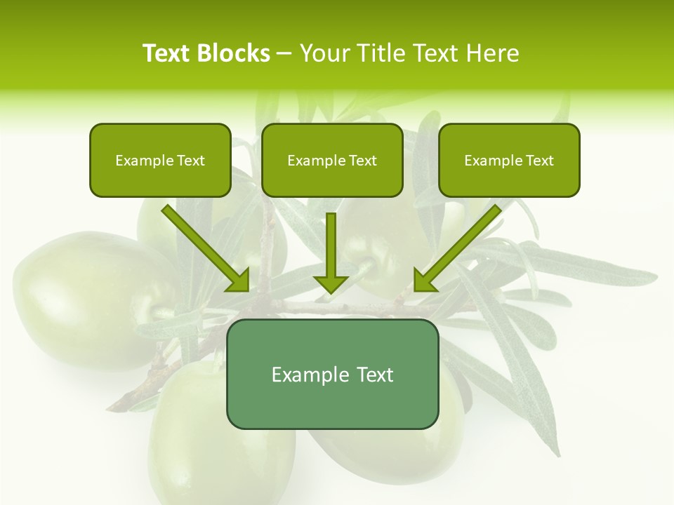 Mediterranean Vegetarian Herb PowerPoint Template