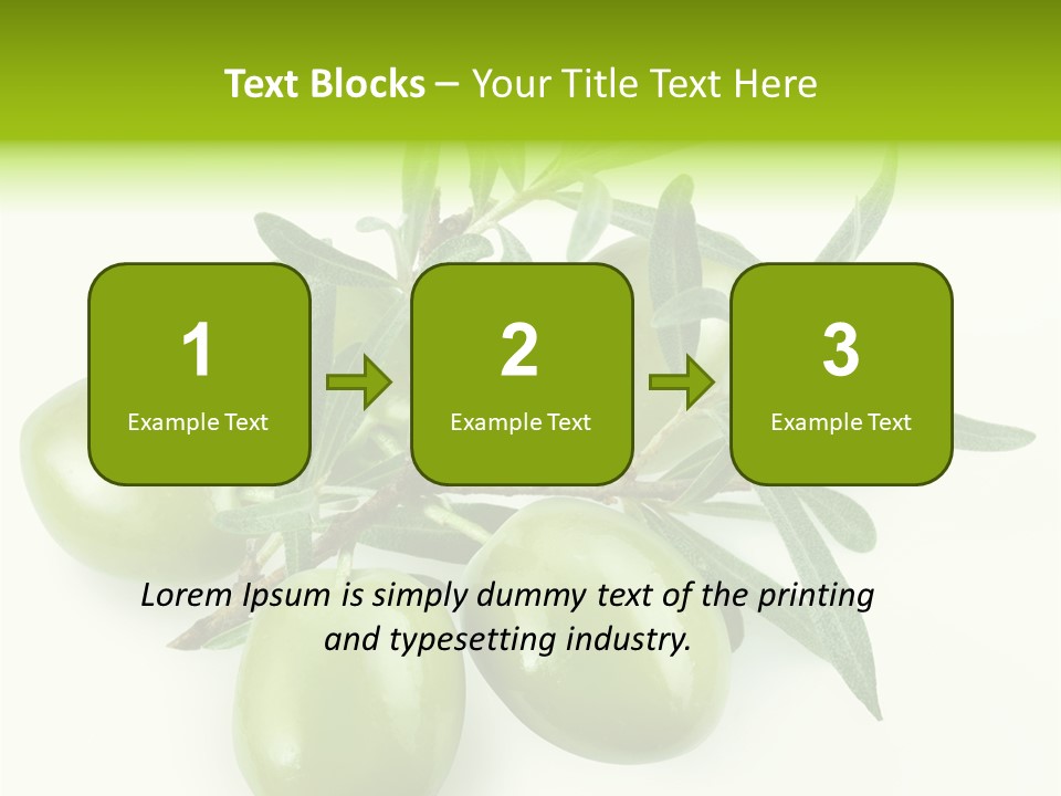 Mediterranean Vegetarian Herb PowerPoint Template