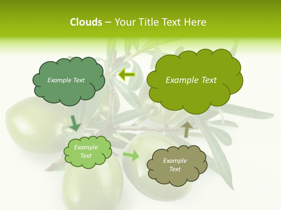 Mediterranean Vegetarian Herb PowerPoint Template