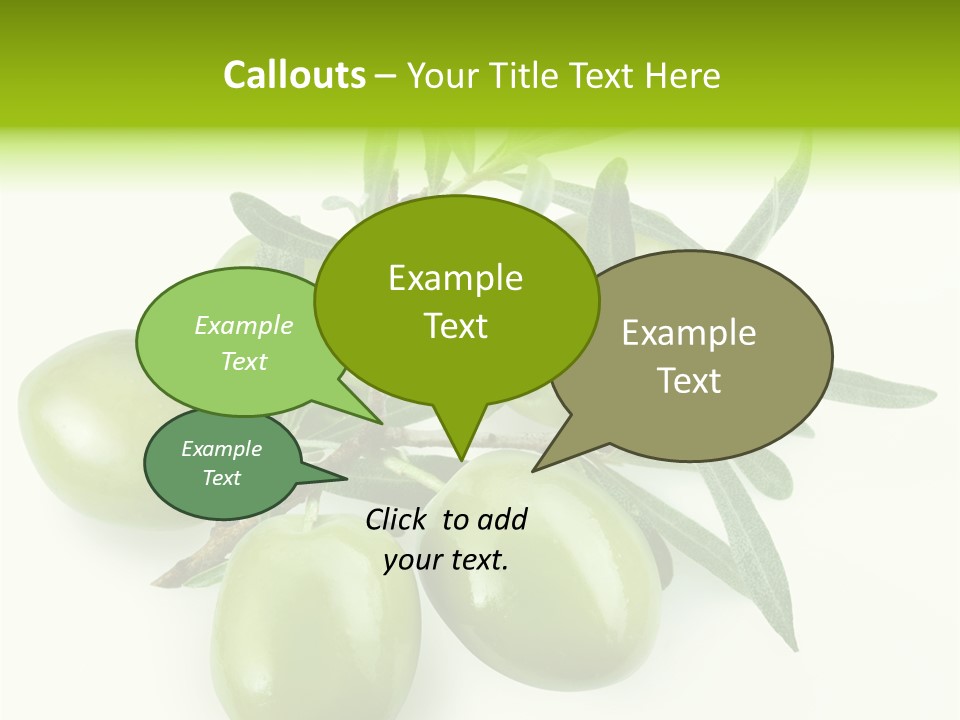 Mediterranean Vegetarian Herb PowerPoint Template