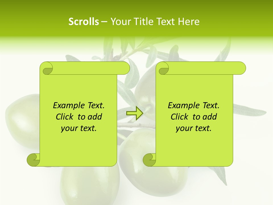 Mediterranean Vegetarian Herb PowerPoint Template