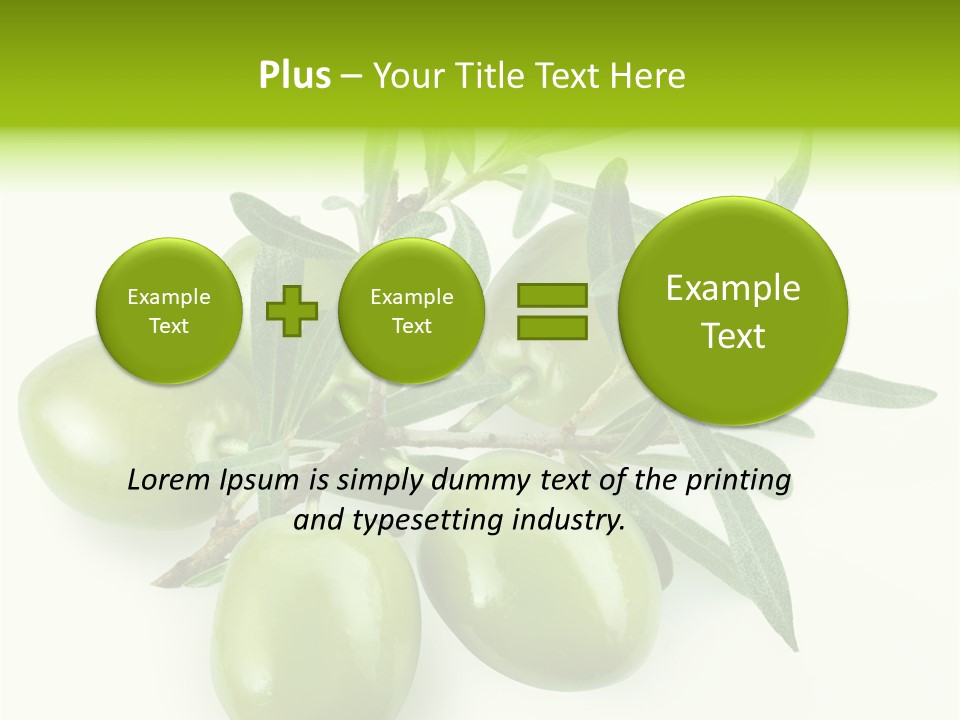 Mediterranean Vegetarian Herb PowerPoint Template