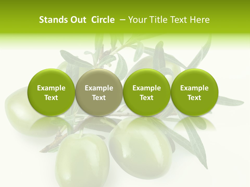 Mediterranean Vegetarian Herb PowerPoint Template